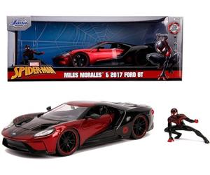 Jada Toys Marvel Miles Morales 2017 Ford GT 1:24
