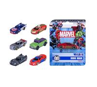 Jada Toys Marvel Voiture (1 pièce) en métal - 1 des 6 Voitures de Course Super-héros avec Roue Libre - Jouet pour Enfants à partir de 3 Ans - Choix aléatoire - 7 cm