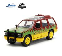 JADA Toys Modèle de voiture miniature en métal moulé sous pression, échelle 1:32, collection Jurassic Park, Ford Explorer Tour Vehicle 1993, Hollywood Rides JD31956