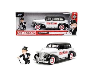 JADA TOYS Monopoly - Mr Monopoly & 1939 Chevrolet Master Deluxe - 1:24