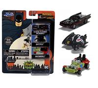 JADA TOYS Nano DC Comics Vehicle Batman Classic 3 Pack