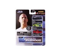 JADA TOYS Nano Fast and Furious FF - 3 Car Set 1