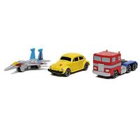 JADA TOYS- Nano Hollywood Rides Transformers 3 PK G1 Voiture Miniature, 31761, Rouge, Taille Unique
