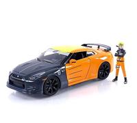 Jada Toys – Voiture miniature Skyline GT-R NIS – avec figurine de Naruto – 2009 1/24