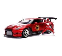 JADA TOYS - Nissan GT-R (R35) 2009 - with Figurine Power Rangers Red - 1/24