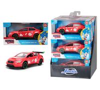 Jada Toys Sonic Assortiment Véhicule 1:32 Knuckles 2016 Subaru WRX STI (Lot de 6)