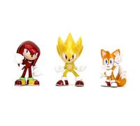 Sonic the Hedgehog - Pack 3 figurines Diecast Nano Metalfigs 5 cm