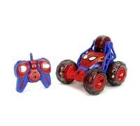 Jada Toys Spider-Man RC Stunt Car (20 cm) - Voiture télécommandée avec 5 Roues pour Drift Debout et Action à 360° - Jouet Marvel pour Enfants à partir de 5 Ans - avec lumière - Batterie et Piles