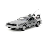 Jada Toys Time Machine Back to The Future 1 - Retour vers Le Futur - Vu dans la série de Films - 1:24 - Argent