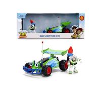 Jada Toys Toy Story Buggy avec Buzz Lightyear (Environ 19 cm) - Modèle de Voiture et Figurine de Collection en métal à l'échelle 1:24, kit de Jouets détaillés, pour Fans et Enfants à partir de 8 Ans