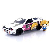 Jada Toys – Voiture miniature Toy Trueno (AE86) avec figurine Aggretsuko 1/24 (1986)