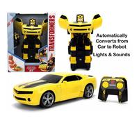 Jada Transformers Bumblebee Convertible Radio Control Jaune