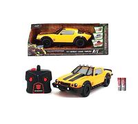 Jada Toys Transformers Bumblebee RC Voiture (T7) - Chevrolet Camaro télécommandée de Transformers 7 - Ascension des Bêtes, 1:16 (28 cm), 2,4 GHz, jusqu'à 10 km/h, Jouet Voiture à partir de 6 Ans