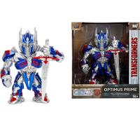Jada Toys Transformers Optimus Prime 253111002 Figurine à Collectionner Argenté/Bleu 10 cm