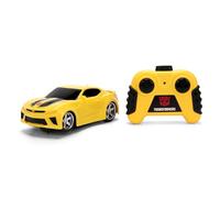 Jada Toys Transformers RC Bumblebee Chevrolet Camaro (14 cm) - Voiture télécommandée, 1 Canal, 2,4 GHz, pour Fans et Enfants à partir de 3 Ans, avec télécommande, échelle 1/32