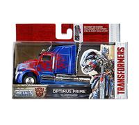 Jada Toys Transformers T5 Optimus Prime Western Star 5700 Ex Phantom Jouet Voiture en Die-cast Échelle 1/32 Bleu/Rouge