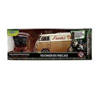 Jada Toys Transformers Wheeljack VW Bus (T7) - Volkswagen Bulli de Transformers 7 : L'ascension des bêtes, la Voiture cast à partir de 8 Ans avec pièce de Collection, 1:24, 19 cm