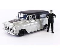 Jada Toys Universel - Monsters 1:24 1957 Chevy Suburban Moulé Voiture & 7cm
