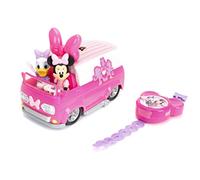 Jada Toys Van RC/Radio Commande véhicule-Jouet de Disney Junior Minnie Mouse Heureux Helper, Rose/Blanc