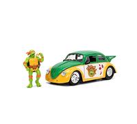 Jada Voiture miniature Volkswagen Beetle 1959 avec figurine Michelangelo 1/24