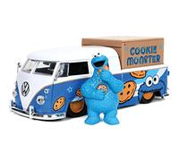 JADA TOYS - Volkswagen Bus + Cookie Monster Figure - 1963-1/24