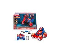 Jada Toys Spider-Man RC Stunt Car (20 cm) - Voiture télécommandée avec 5 Roues pour Drift Debout et Action à 360° - Jouet Marvel pour Enfants à partir de 5 Ans - avec lumière - Batterie et Piles