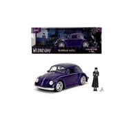 Jada - Wednesday Volkswagen Beetle W/Figure Die-Cast 1:24 /Toys