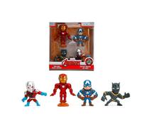 Jada Set de 4 figurines métalliques Avengers 7 cm Multicolore