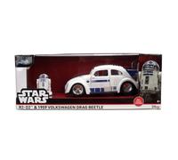 Jadatoys 9336912314R00 1:24 Star Wars R2D2 1959 VW Drag Beetle - Neuf