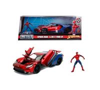 Jada Toys Marvel Spiderman 2017 Ford GT 1:24. Multicolore 253225002