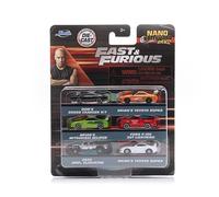 Jadatoys Auto-Set 6-Pack Nano Cars Fast & Furious - Neu