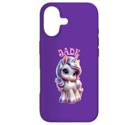 Jade Adorable Motif Licorne pour Fille avec nom Jade Coque pour iPhone 17