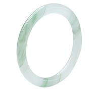 Jade Bangle for Women, Natural Green Jade Round Bracelet for Girls, Genuine Luckde Bangle for Women, Natural Green Jade Round Bracelet for Girls, Genuine Lucky Gift with Jewelry B,One Color-54~56Mm