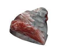 Jade Bird Ce bonnet tricoté imprimé dispose d'un bonnet décontracté parfait pour le camping et la randonnée offrant chaleur et confort