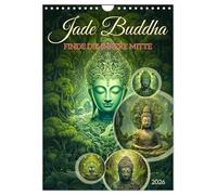 Jade Buddha - Finde die innere Mitte (Wandkalender 2026 DIN A4 hoch), CALVENDO Monatskalender: Entdecke die Schönheit und Harmonie des Lebens mit unseren atemberaubenden Jade Buddhas.