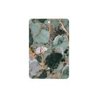 Jade Colors Lot de 4 désodorisants de voiture à texture marbrée à suspendre Cartes parfumées pour tablettes d'aromathérapie de voiture