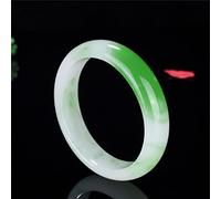 Jade de Jade à la Main de Jade de Couleur Chinoise Naturel de Mode de Mode Boutique à Large Coupe Jade (Couleur des gemmes: 58-60)