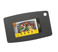 JADE Gourmet Kitchen Planche à découper en fibre de bois laminé, 26 x 16 x 0,6 cm, avec trou de suspension, convient à tous les aliments, passe au lave-vaisselle (26 x 16 cm)