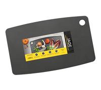 JADE Gourmet Kitchen Planche à découper en fibre de bois stratifié 20,3 x 15 x 0,6 cm avec trou de suspension - Passe au lave-vaisselle (30 x 23,5 cm)