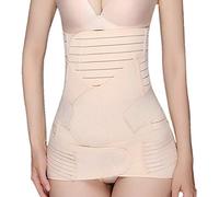 JADE KIT 3 en 1 Ceinture Post Accouchement, Réglable ＆ Respirant Ceinture Post Partum Récupération pour Ventre, Taille, Bassin【L】