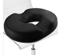 JADE KIT Coussin de Coccyx pour douleurs au Coccyx - Coussin en Mousse à mémoire de Forme pour soulager la Douleur des hémorroïdes, escarres, Prostate, Grossesse, Post-Natal, idéal pour Bureau,