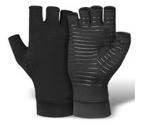 JADE KIT Gants D'arthrite en Cuivre, Meilleur Gants de Compression de la Polyarthrite Rhumatoïde pour Soulager la Douleur pour le Canal Carpien et Tendinite【Large】