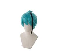 Jade Leech Cosplay Wig Game Twisted Wonderland Cosplay Blue Green Heat Resistant Synthetic Hair Jade Leech Cosplay