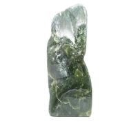 Jade néphrite polie de 425 grammes et 135 millimètres, Minéral Jade néphrite d'Afghanistan, 100% Authentique, Edition Exclusive, Ornement minéral, Minéral de Connaissance