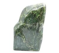Jade néphrite Roche polie de 600 grammes et 110 millimètres, Minéral Jade néphrite d'Afghanistan, Minéral Pur, Edition Exclusive, Ornement minéral, Pierre de Sagesse