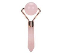Jade Roller Face Rose Quartz Facial Roller Massager Gua Sha Set, pierre de rajeunissement naturelle pour anti-vieillissement du cou sans rides, rouleau de visage en jade pour anti-rides et poches