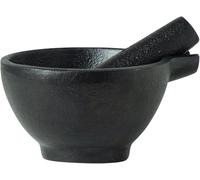 JADE TEMPLE Mortier avec pilon en fonte Noir 17403