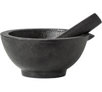JADE TEMPLE Mortier avec pilon en fonte Noir 17404