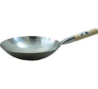 JADE TEMPLE Wok Poêle en Fer Gris, Fer, Gris, Diamètre : 35 cm
