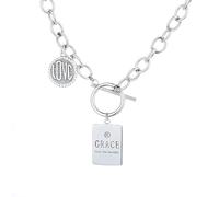 JadeAngel Collier ras du cou gothique en argent sterling 925 pour femme - 57 cm - Sans pierre précieuse